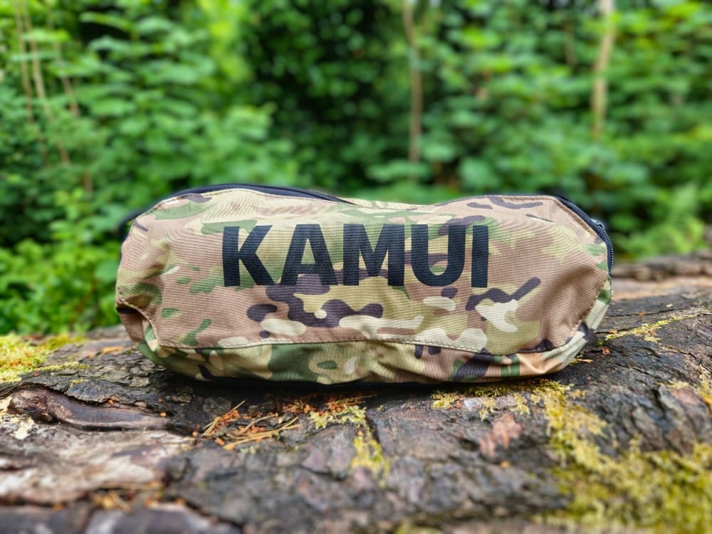 The kamui camping chair has a generously sized portable carry bag