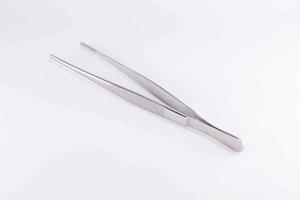 A pair of tweezers 