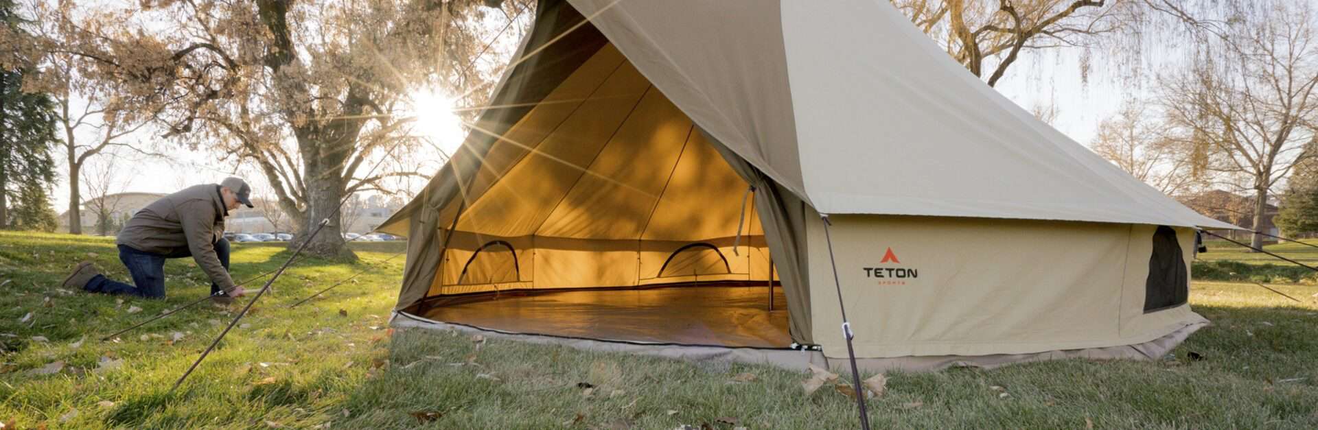 Teton Sports Sierra 10 person canvas camping tent