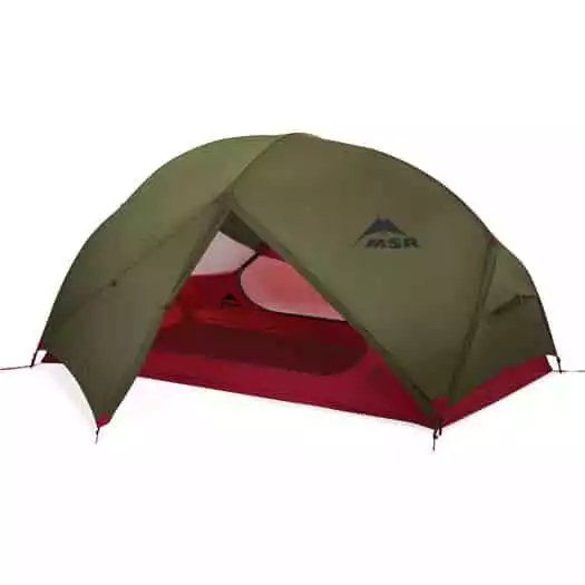 The MSR Hubba Hubba NX 2-Person Tent has plenty of space in its vestibules but isn't quite as good a tent for stargazing as the other tents
