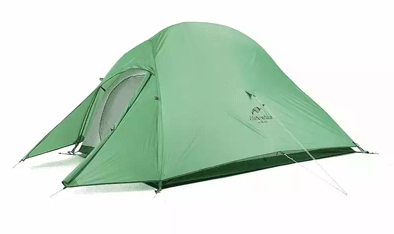 The Naturehike Cloud-Up 2 Person Tent is a good two person tent for the money. It's an ultralight, lightweight outdoor tent with aluminum poles.