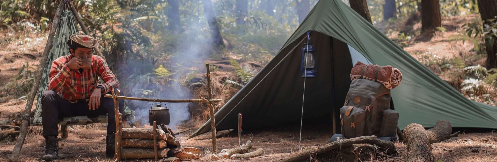 Camping Hot Tent With Stove Jack
