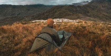 The best Snugpak bivy tent set up in the great outdoors
