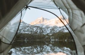 How to fix a tent zipper when camping.