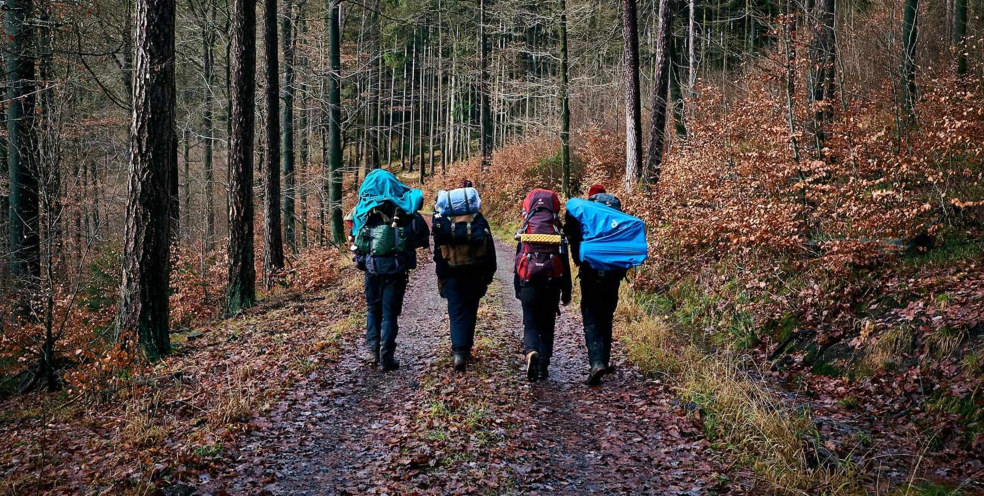 Attaching a sleeping outlet bag to a backpack