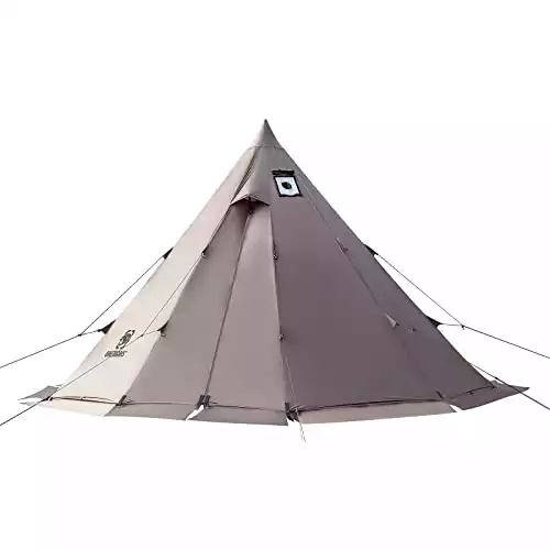 OneTigris Rock Fortress 4-6 Person Hot Tent with Stove Jack