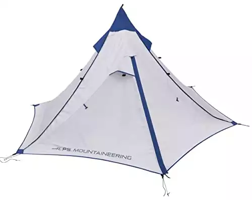 The Alps Mountaineering Trail Tipi 2 Person Tent is a great teepee tent on a budget, and comes with excellent ventilation and rainfly