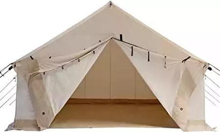 WHITEDUCK Alpha Canvas Wall Tent with Stove Jack (4/8/12/ 14/18 Person)