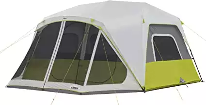 CORE Instant Cabin 10 Person Tent with Screen Room