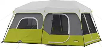 The Core 9 Person Instant Cabin Tent is the best family stargazing tent, with excellent views through the full mesh roof.