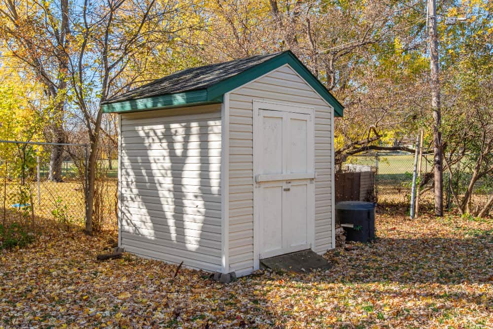 Sheds are the perfect place to store camping equiptment in as long as they are dry and clean. 