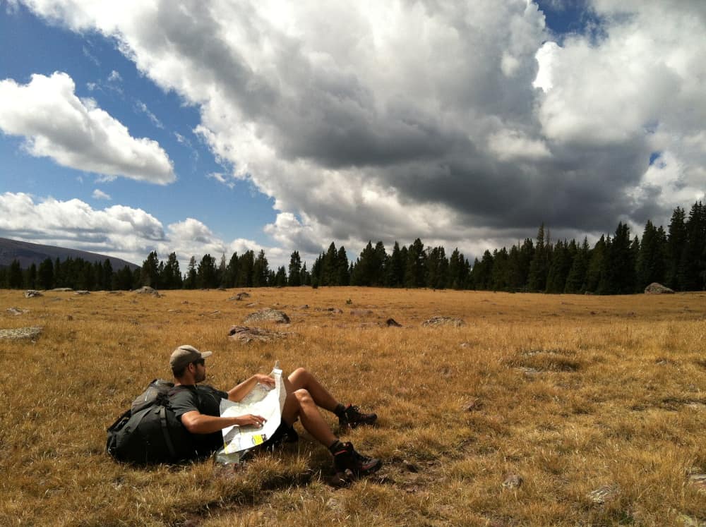 Taking a paper map with you is a good idea on trips into the wilderness.