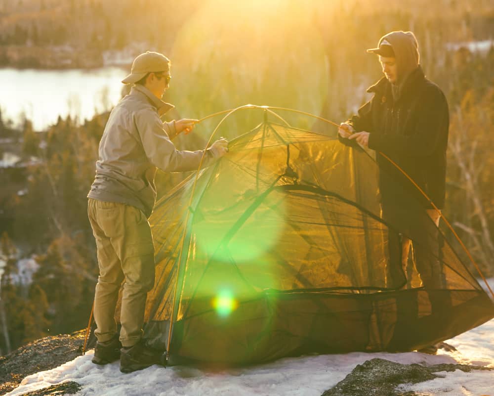 Make sure your tent is the right one for your weather and environment when you purchase it.