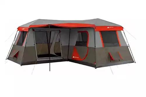 Ozark Trail Instant Cabin Tent with Built in Cabin Lights (12 Person)