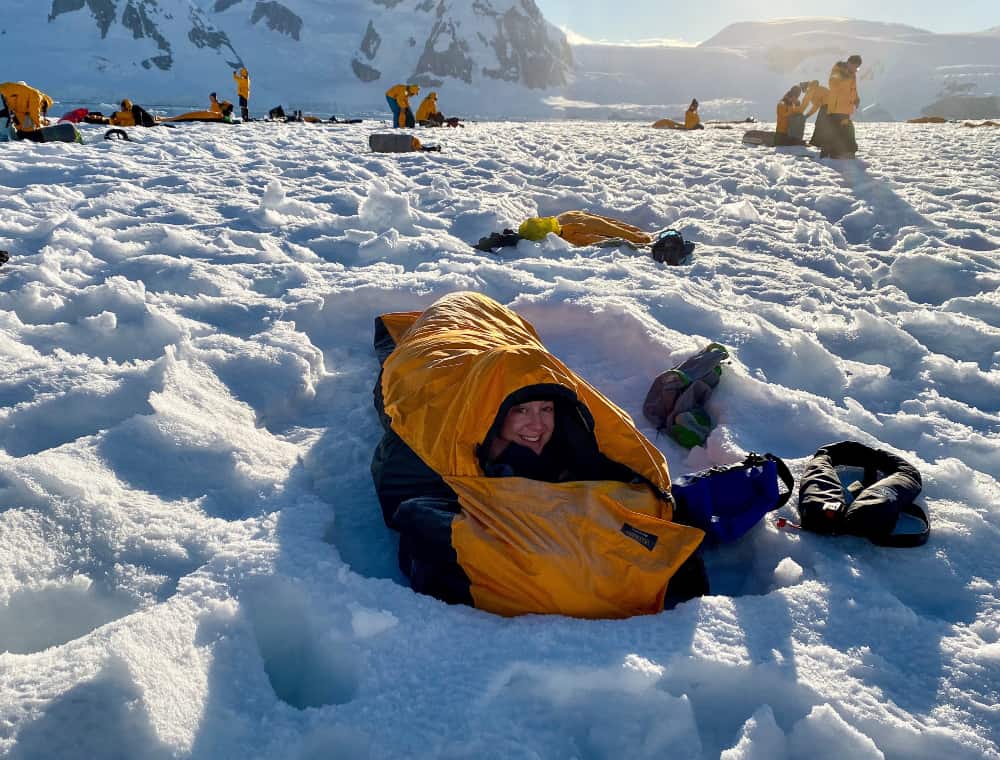 Choosing between a bivy and a tent can come down to the weather. 