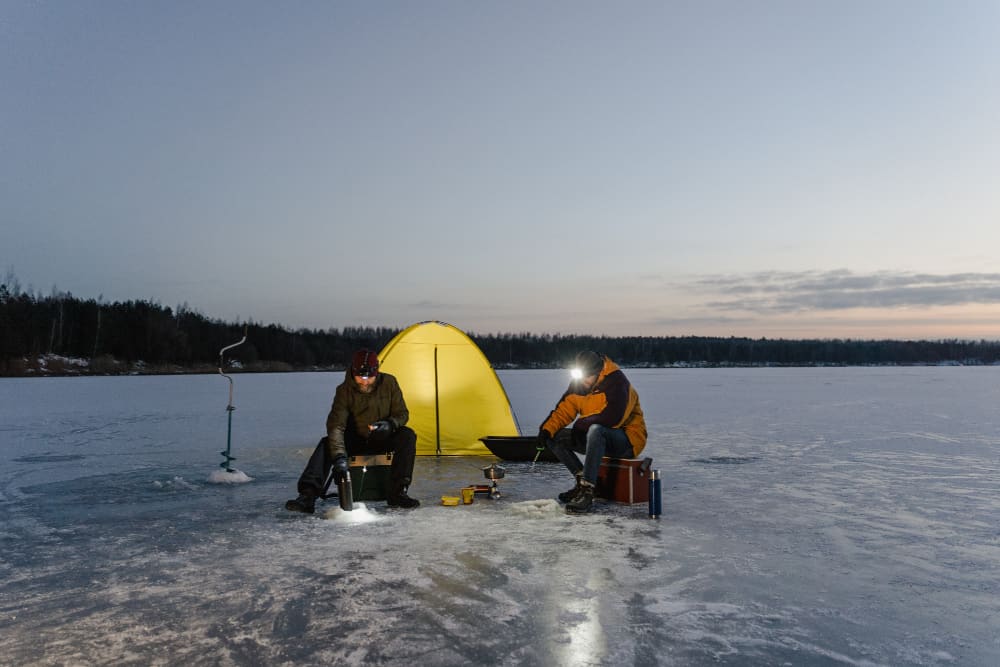 Ice fishing is a great challenge or experience for those who haven't tried it before