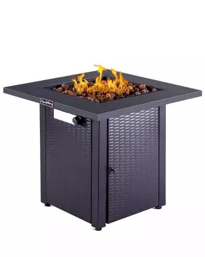 Legacy Heating Square Propane Fire Pit Table
