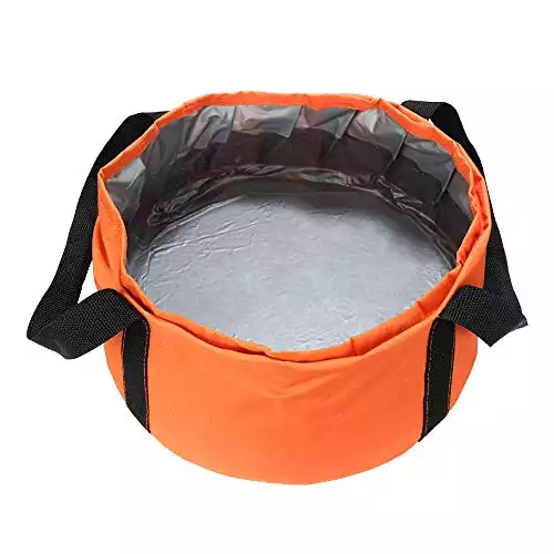 SumDirect Portable Collapsible Outdoor Wash Basin