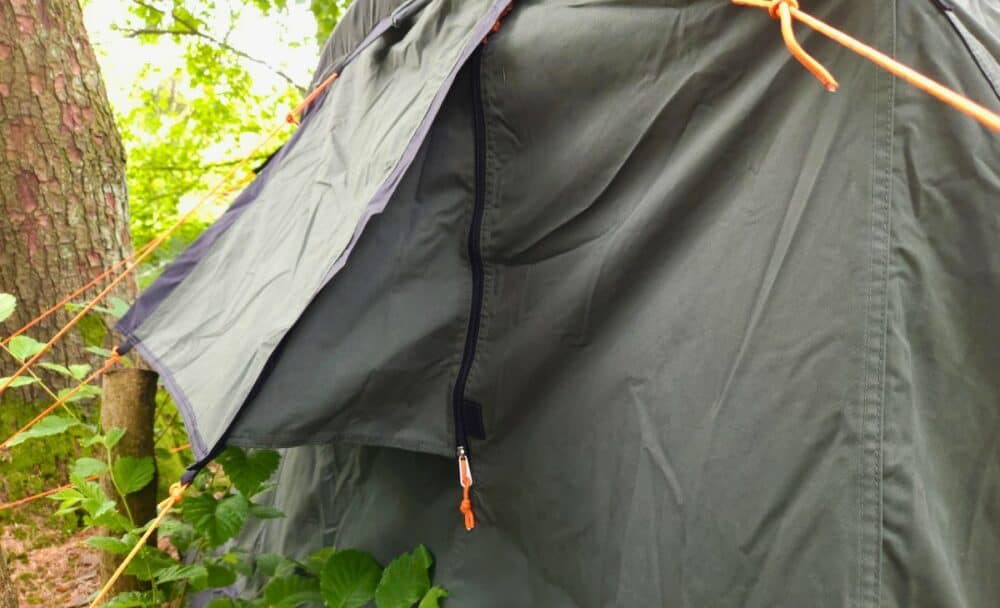 The Crua Tri tent comes with ventilation ports all around to reduce condensation.