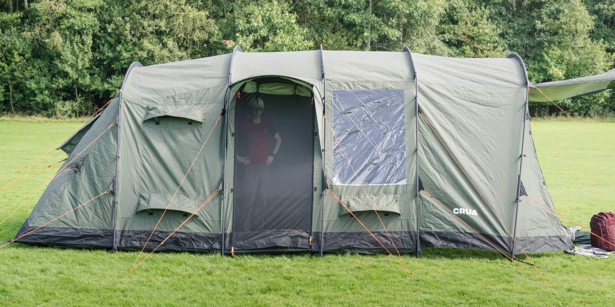 side-on view of the new CRUA Quad tent that we tested in 2024