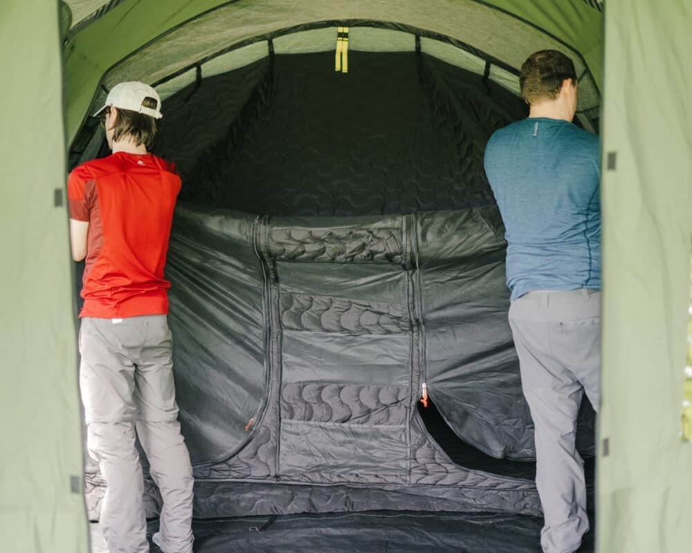 Setting Up Insulated Inner Tent