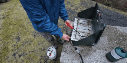 Lighting A Camp Stove Feature