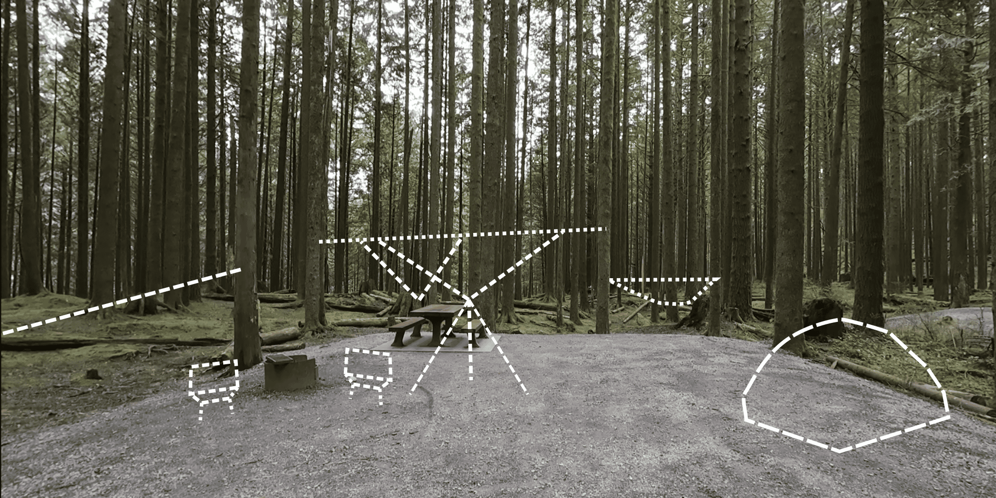 Layout of a Frontcountry Campsite